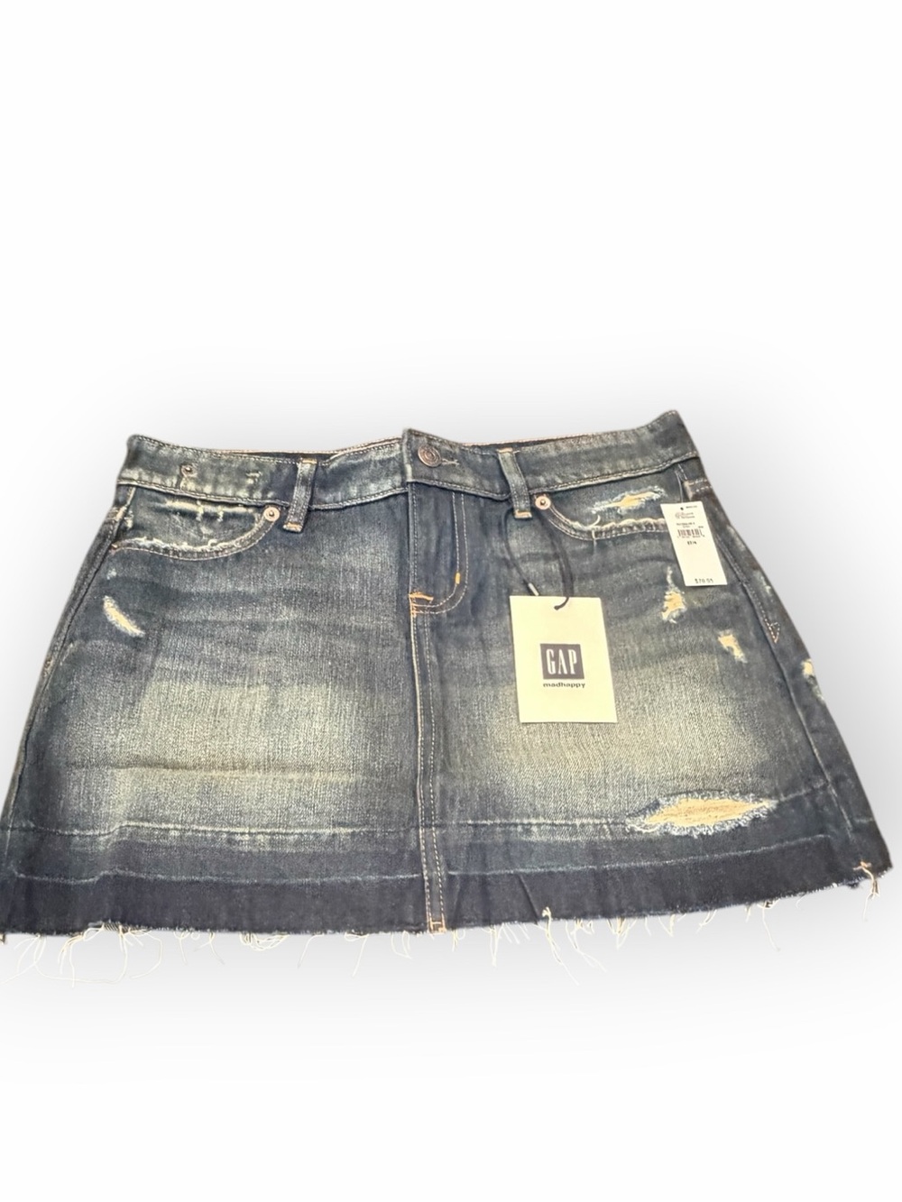 Madhappy x Gap Denim Jean Mini Skirt Size 27 / 4 NWT Collaboration